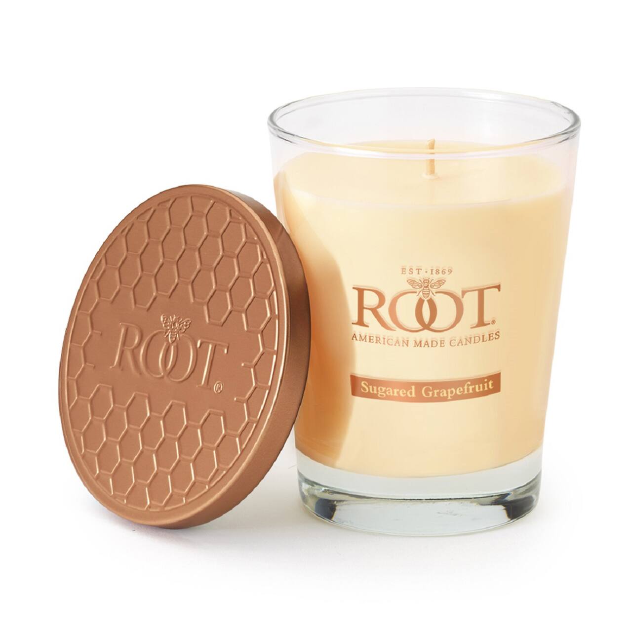Root Candles 10.5oz. Large Scented Honeycomb Veriglass Jar Candle